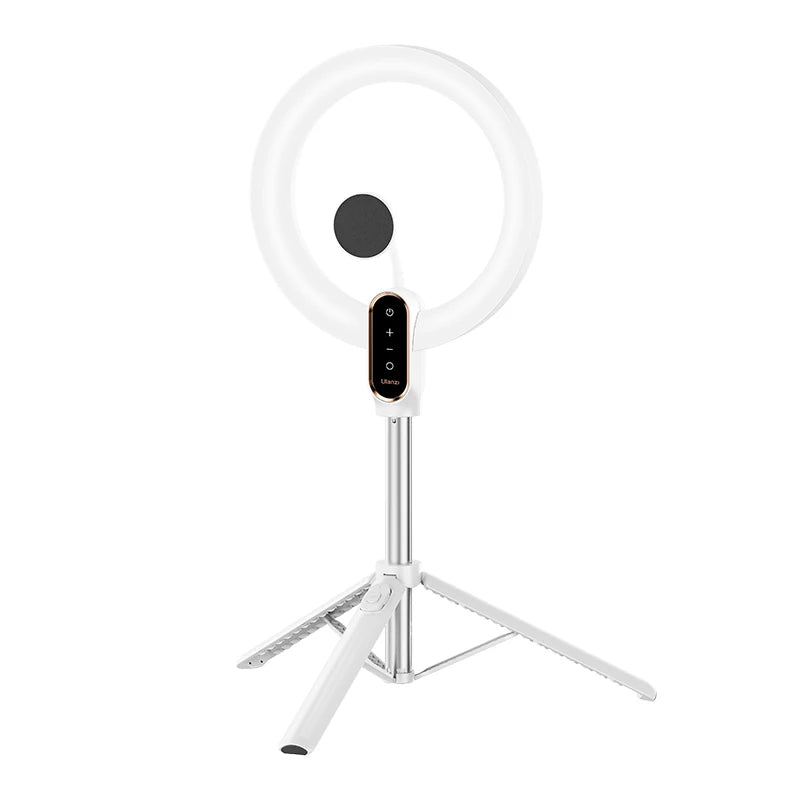 Ulanzi LT030 Ring Video Light Angel Height Adjustable Bi-color Ring Light Kit 3000K-6000K Ring Light with Remote Control