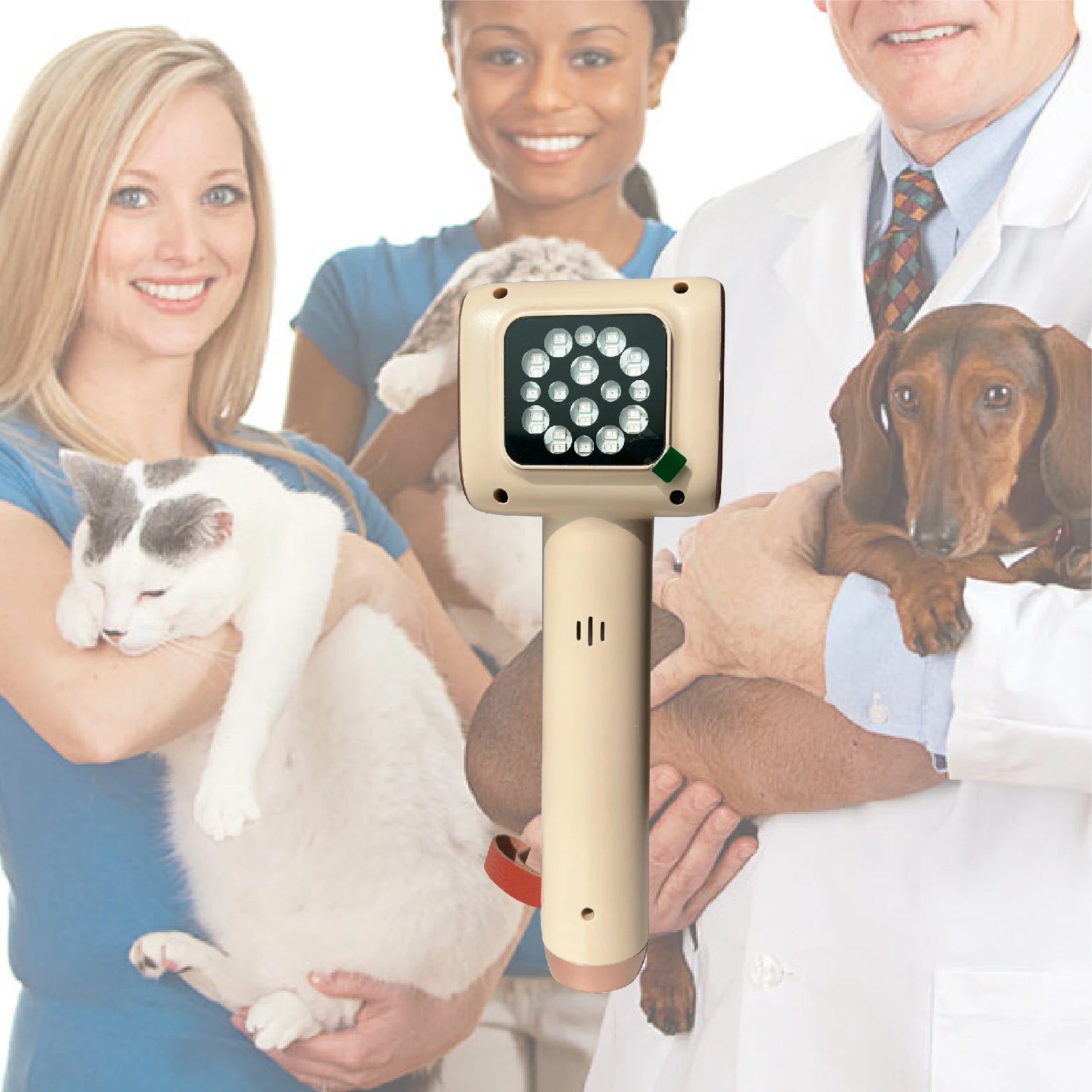 Veterinary LED Laser Therapy Device for Pet Care Red & Blue Light Therapy with UVB Specially Designed for Dogs and Cats