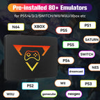 Retro Gaming SSD for Switch/PS5/Xbox/PS4/PS3/PS2/WIIU 80+Emulators Launchbox＆Retrobat＆Playnite 16191 Games Console for PC/Lapt