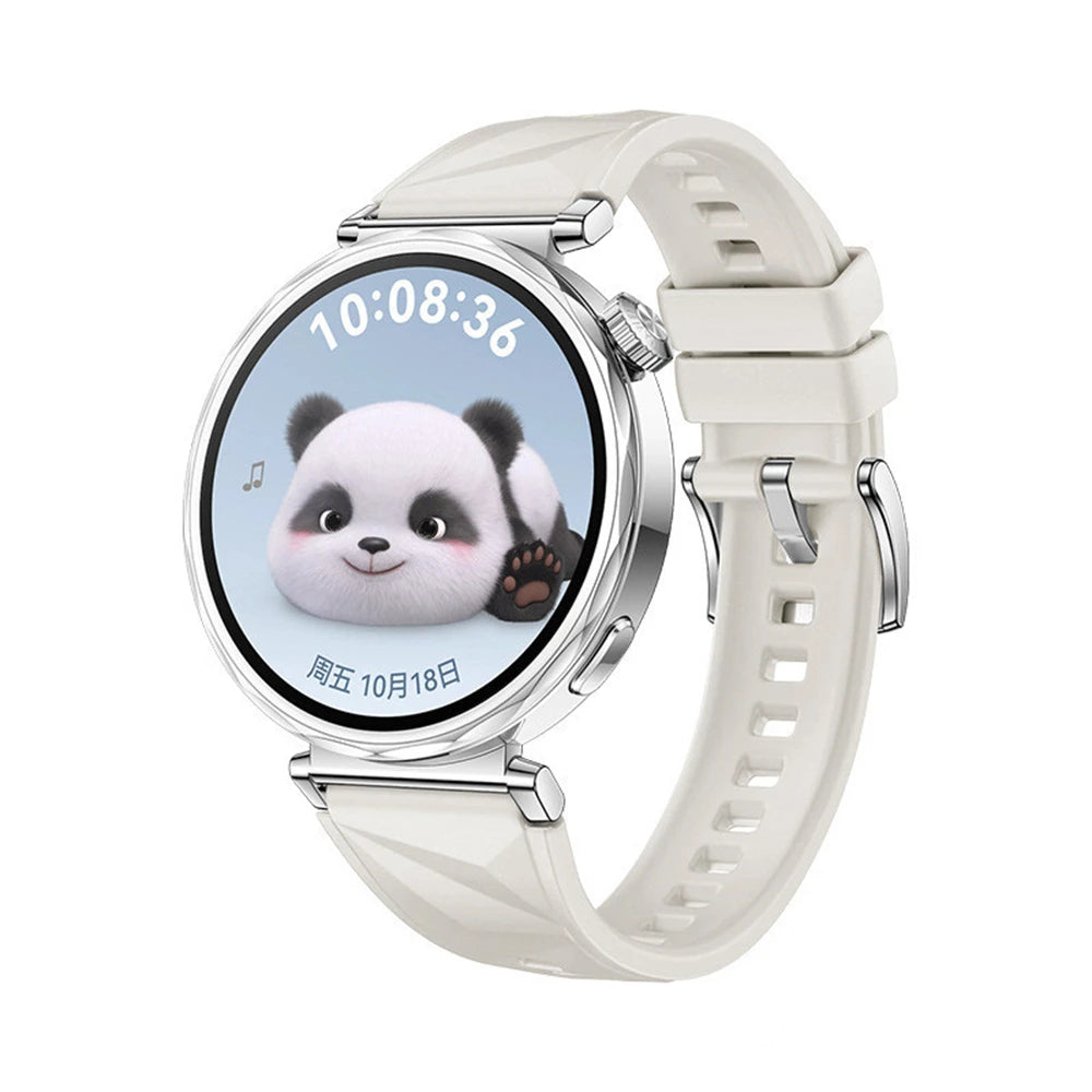 18mm Silicone Strap for Huawei Watch GT4 41MM / GT5 41MM / GT5 Pro 42MM Ice Crystal Pattern Silicone smart watch replacement wri