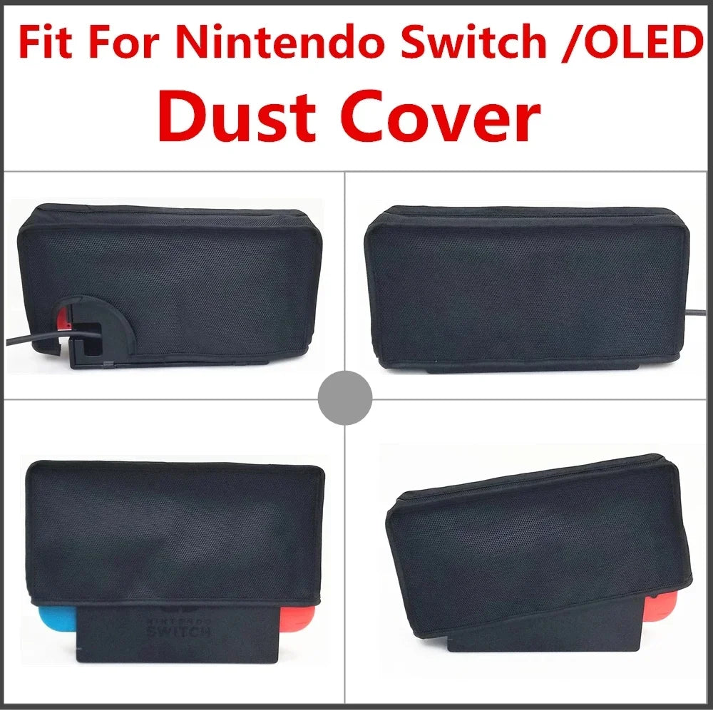 Protective Dust Cover for Switch OLED Dock Charging Station Dustproof Cover for Game Console Dock Accessories