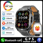 2025 New Dual Frequency GPS Outdoor SmartWatch Compass Altitude Air Pressure 5ATM Waterproof Sports SmartWatch for Men and Women