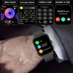 DAORKOW's new large-battery watch, 1000mAh, Bluetooth call, heart rate, blood pressure, and smartwatch for both men and women