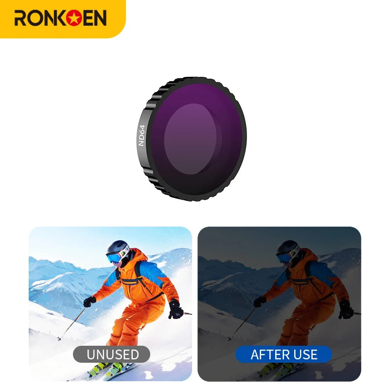 Ronkoen For Dji Osmo Nano Filters CPL UV Filters ND8 ND16 ND32 ND64 Black Mist Soft ND32PL Protective Lens Camera Accessories
