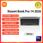 2026 Xiaomi RedmiBook Pro 14 Laptop Mi Notebook U5-325/U-338H/U7-358H 24GB/32GB 1TB