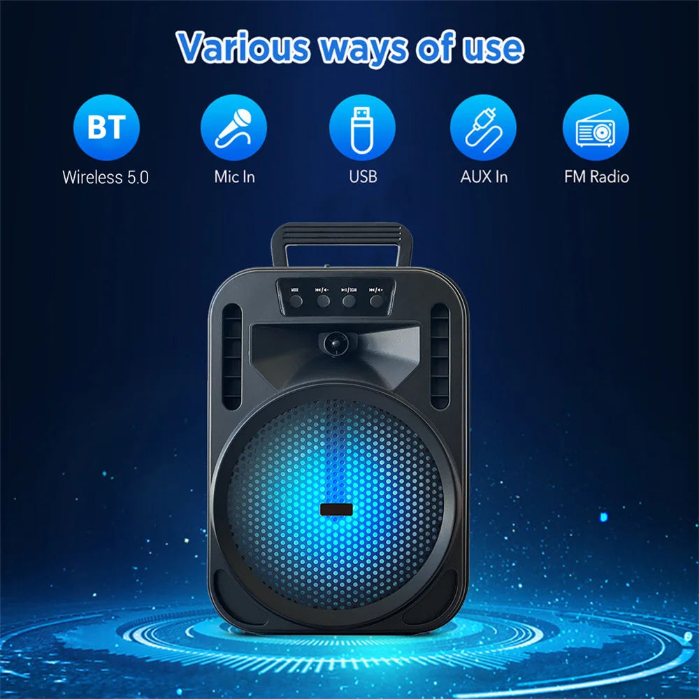 6.5" Portable Bluetooth Subwoofer