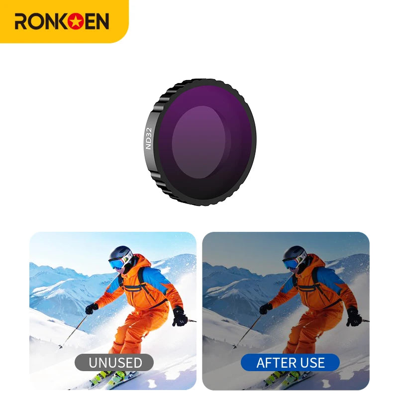 Ronkoen For Dji Osmo Nano Filters CPL UV Filters ND8 ND16 ND32 ND64 Black Mist Soft ND32PL Protective Lens Camera Accessories