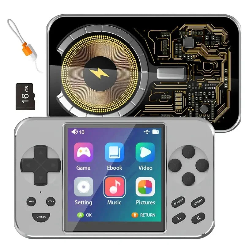 6000 in 1 Open Source Handheld Game Console forMagsafe 15W Fast Charging PowerBank Linux System 1:1 Inch IPS Screen Classic Gift