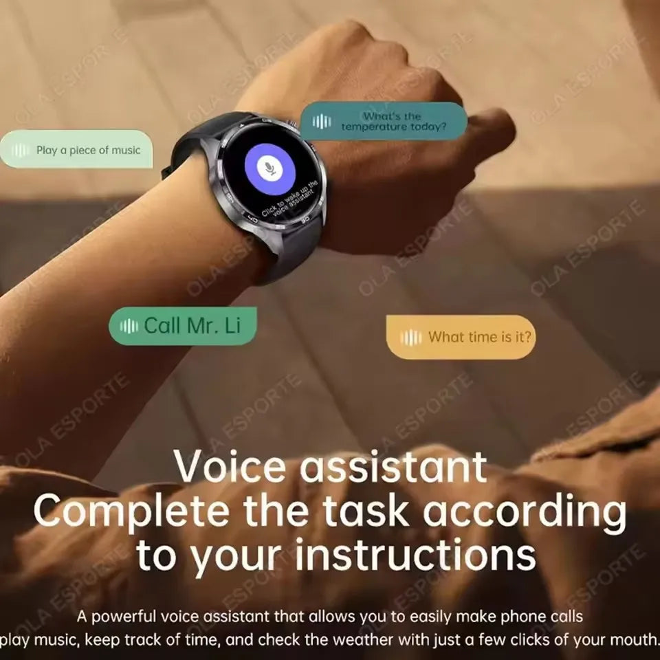 Nuevo Watch 5 Smart Watch 5 Pro Hombre HD AMOLED Pantalla GPS Frecuencia cardíaca Llamada Bluetooth IP68 Impermeable Smartwatch Hombre Regalos de Vacaciones