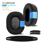 Almohadillas de repuesto TOURFOUR para auriculares Steelseries Arctis Nova Pro Wire, Nova 7, Nova 3, Nova 1 y diadema con cojín para las orejas