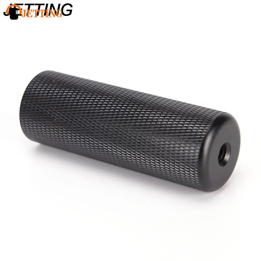 Estabilizador de cámara réflex digital DSLR con agarre de mano de mango de metal negro de 1/4'' para linterna LED. Tamaño del mango de metal: 7,5 x 2,5 x 2,5 cm