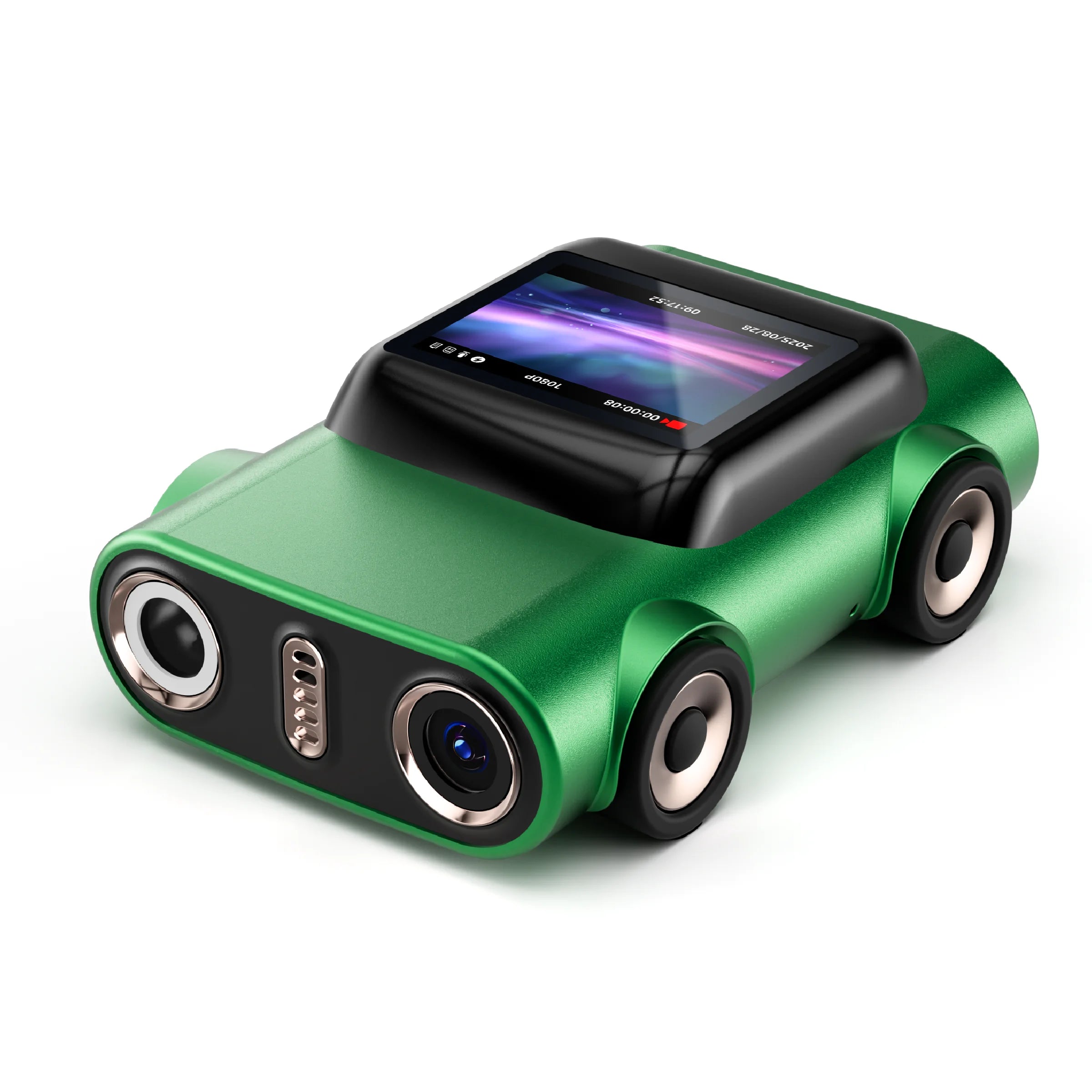 Mini cámara con nuevo diseño de coche, grabadora de vídeo 2K HD, gran angular de 130 grados, flash incorporado, enfoque automático, cámara tipo llavero
