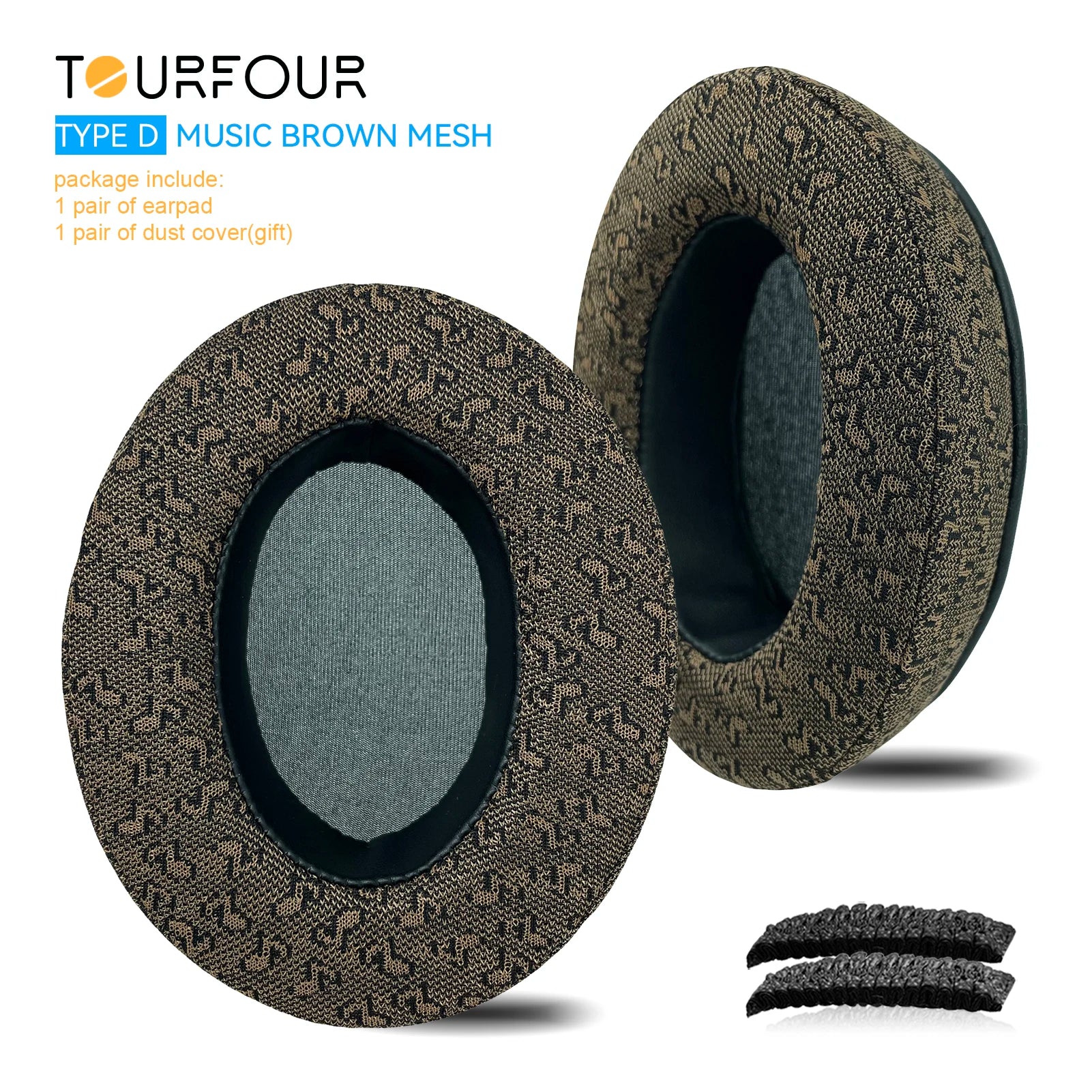 TOURFOUR Replacement Earpads for Audio Technica ATH-M50x,M50xBT,M40x,M30x,M20x,MSR7 Headphones Ear Cushion Sleeve Earmuffs