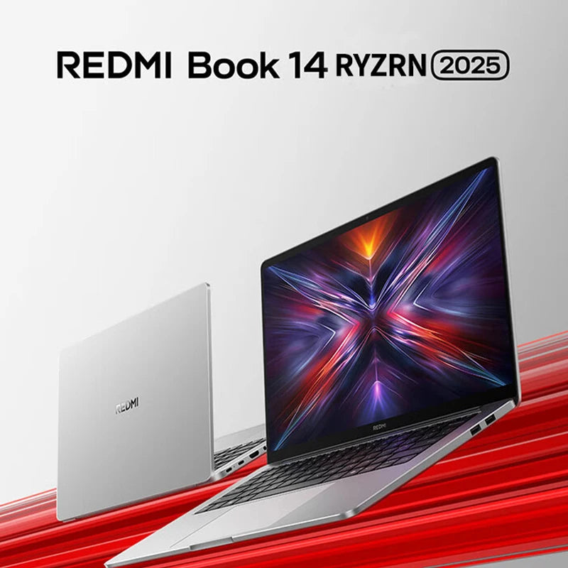 Portátil Xiaomi Redmi Book 14 2025 Ryzen 7-7735H/R5-7535H Radeon 680M/660M RAM 16GB SSD 512GB Pantalla 14 pulgadas 60Hz Ordenador Portátil Delgado