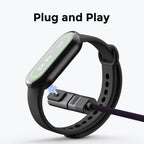 Type-C Charging Adapter USB C Mini Power Connector Protable Converter Plug For Xiaomi Smart Band 10 9 8 With Keychain