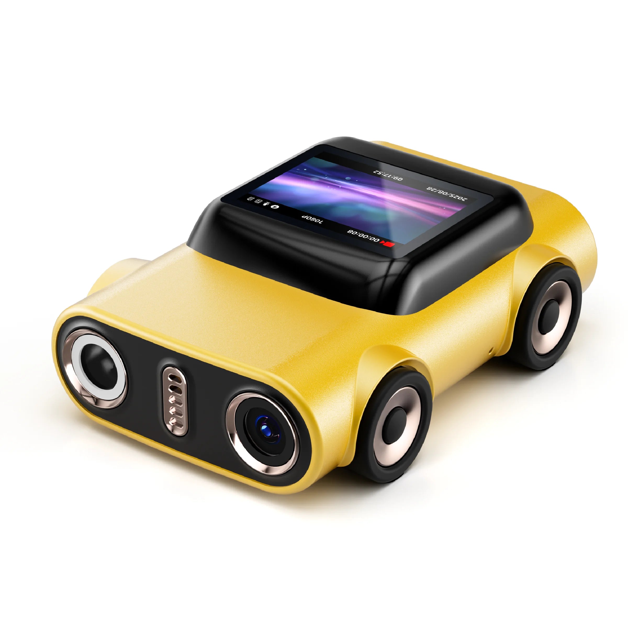 Mini cámara con nuevo diseño de coche, grabadora de vídeo 2K HD, gran angular de 130 grados, flash incorporado, enfoque automático, cámara tipo llavero