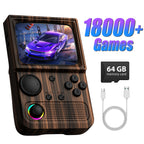 R36T Retro Handheld Game Console 18000+Game EmuEMEC System 3.5'' IPS Screen Wi-Fi Multiplayer Portable Pocket Video Console