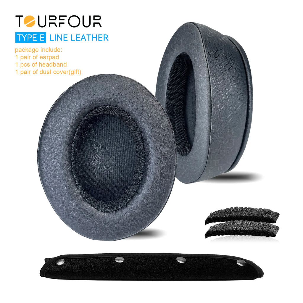 TOURFOUR Replacement Earpads for Audio Technica ATH-M50x,M50xBT,M40x,M30x,M20x,MSR7 Headphones Ear Cushion Sleeve Earmuffs