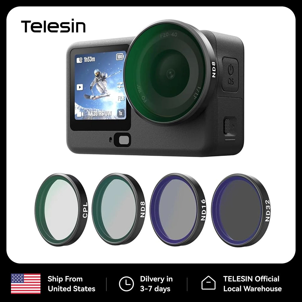 TELESIN Lens Filters Set Filter Kit
