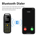 SERVO B25 Mini Mobile Phone 2 SIM Standby Bluetooth Dialing Magic Voice Sync Music Blacklist Durable Little Telephones Low-Price