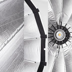 AMBITFUL QD-P70 70CM QD-P90 90CM QD-P120 120CM Quickly Release Parabolic Deep Softbox Grid for Bowens Elincrhom Mount