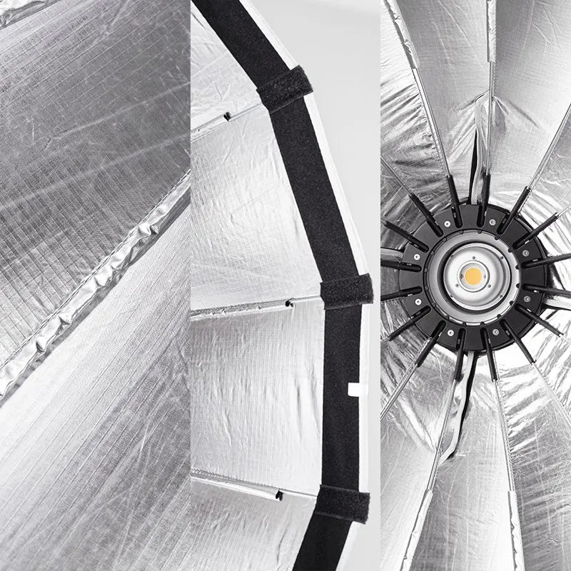AMBITFUL QD-P70 70CM QD-P90 90CM QD-P120 120CM Quickly Release Parabolic Deep Softbox Grid for Bowens Elincrhom Mount