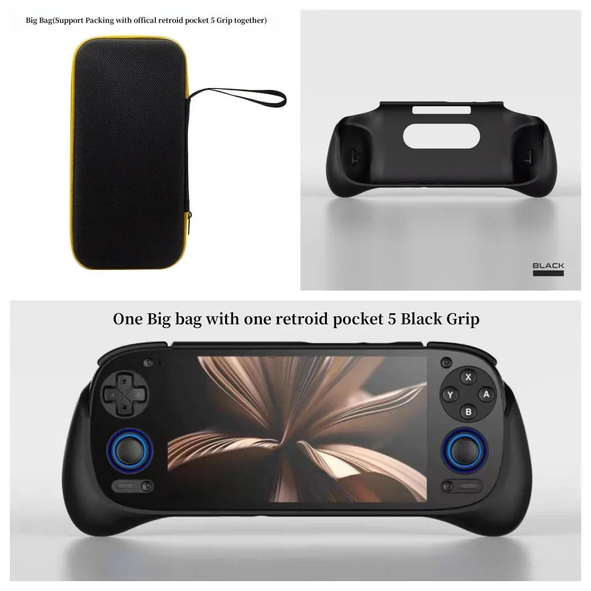 For RP5 Retroid pocket 5 Grip Case Big Bag Packing Together Shockproof Offical Retroid Pocket G2 RPG2 Grip Storage Case Box