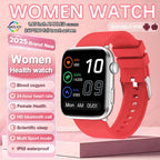 2025 New NFC Smart Watch Women AMOLED HD Screen IP68 Waterproof Blood Oxygen Heart Rate BT Call Smartwatch Watch