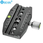 BEXIN Aluminium 50mm/70mm/90mm/110mm Quick Release Clamp Tripod Ball Head Mount Clamp for Arca-Swiss Standard Camera Monopod