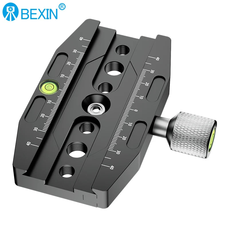 BEXIN Aluminium 50mm/70mm/90mm/110mm Quick Release Clamp Tripod Ball Head Mount Clamp for Arca-Swiss Standard Camera Monopod