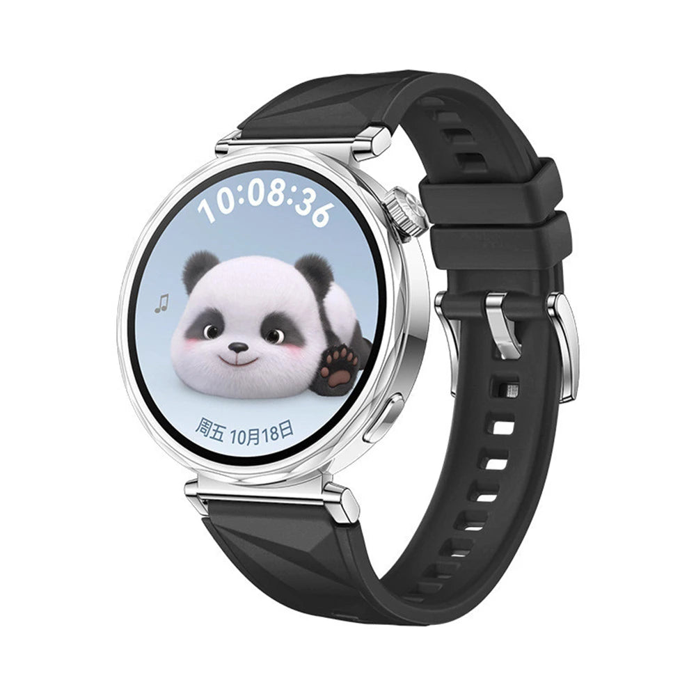 18mm Silicone Strap for Huawei Watch GT4 41MM / GT5 41MM / GT5 Pro 42MM Ice Crystal Pattern Silicone smart watch replacement wri