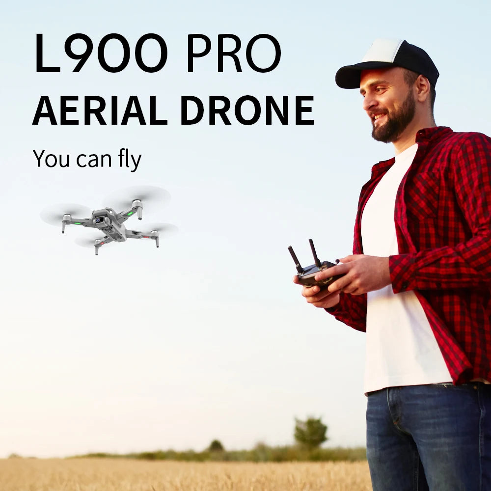 LYZRC Brushless Motor GPS L900 PRO SE Drone 90° Remote Control 4K HD Professional Dual Camera Foldable 5G Wifi FPV RC Quadcopter