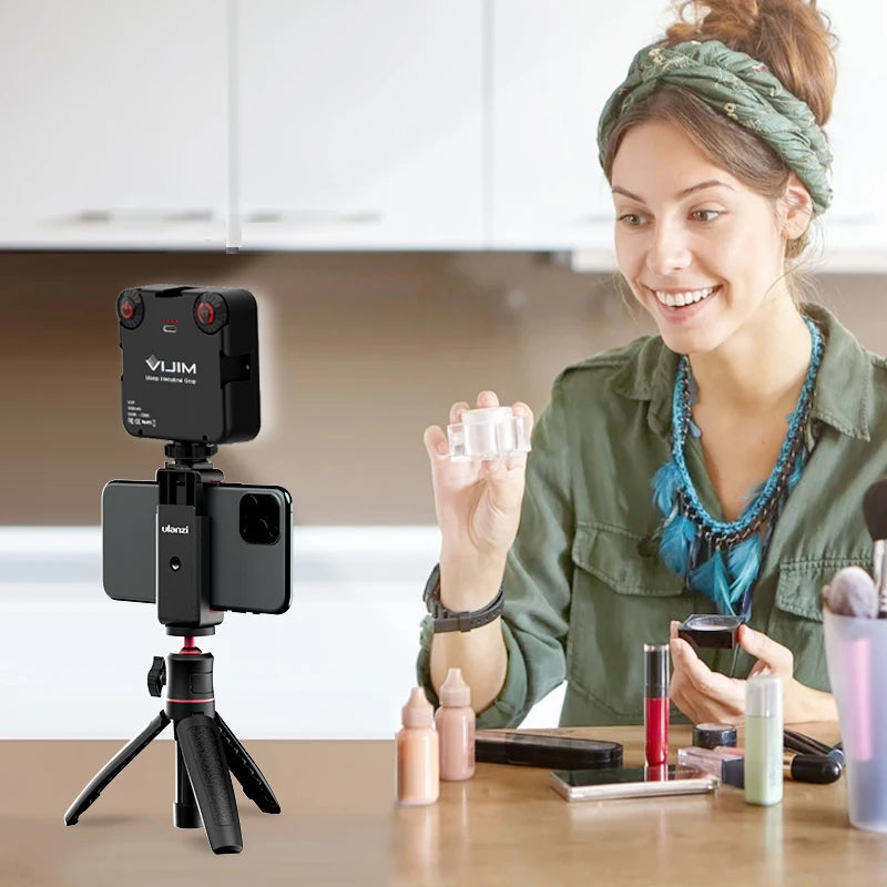 VIJIM VL81 LED Video Light 3200-5600K Camera Light 850LM 6.5W With Cold Shoe Mini Vlog Fill Light 3000mAh Panel Lamp Photography
