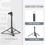 Ulanzi LM07 LED Videography Flashlight Fill Light Creative Multicolor Spotlight Zoom Portrait Atmosphere Photography Sunset Lamp
