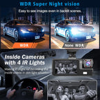 WIFI 3 Camera Car DVR Mini 1080P