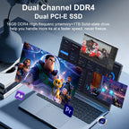 Ninkear N16 Pro Portátil de 16 Pulgadas Intel Core i7-12700H 16GB RAM 1TB SSD Pantalla 2.5K 120Hz WiFi 6 Desbloqueo por Huella Dactilar Teclado Retroiluminado Carga Rápida Portátil Delgado para Oficina Juegos Negocios Enchufe UE