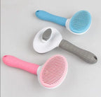 Cepillo de pelo para perros y gatos, cepillo para el cuidado y el cuidado de gatos, peine de acero inoxidable para limpieza de