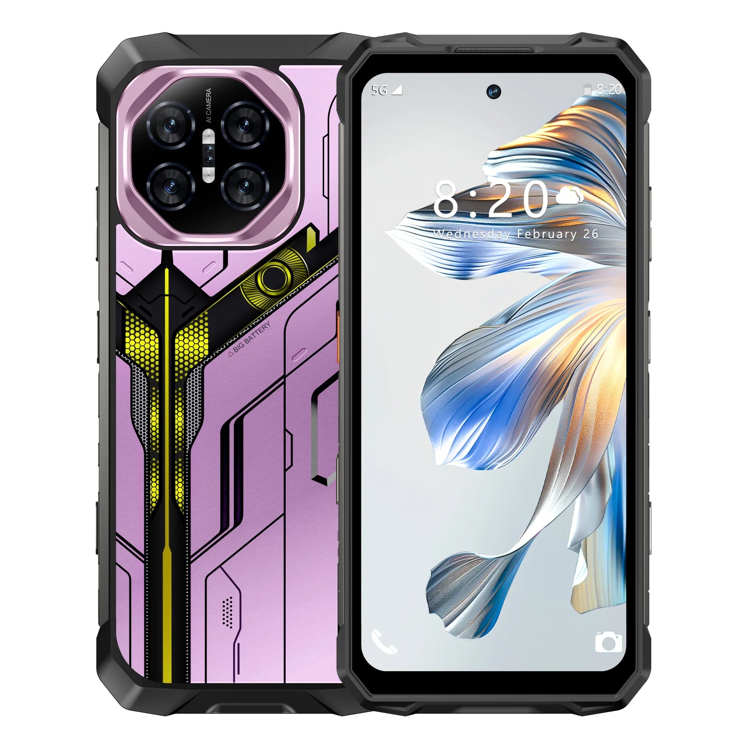 [World First] IVMI S26 Rugged Phone 10000mAh 24GB+512GB RAM 7.2" HD+Screen Android 15 108MP Main Camera Durable NFC Smartphone