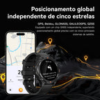 AURAFIT TREK 1: Relógio GPS com Tela AMOLED 1.43", 5ATM, 150+ Modos Esportivos, Monitor Saúde, Compatível Android/iOS
