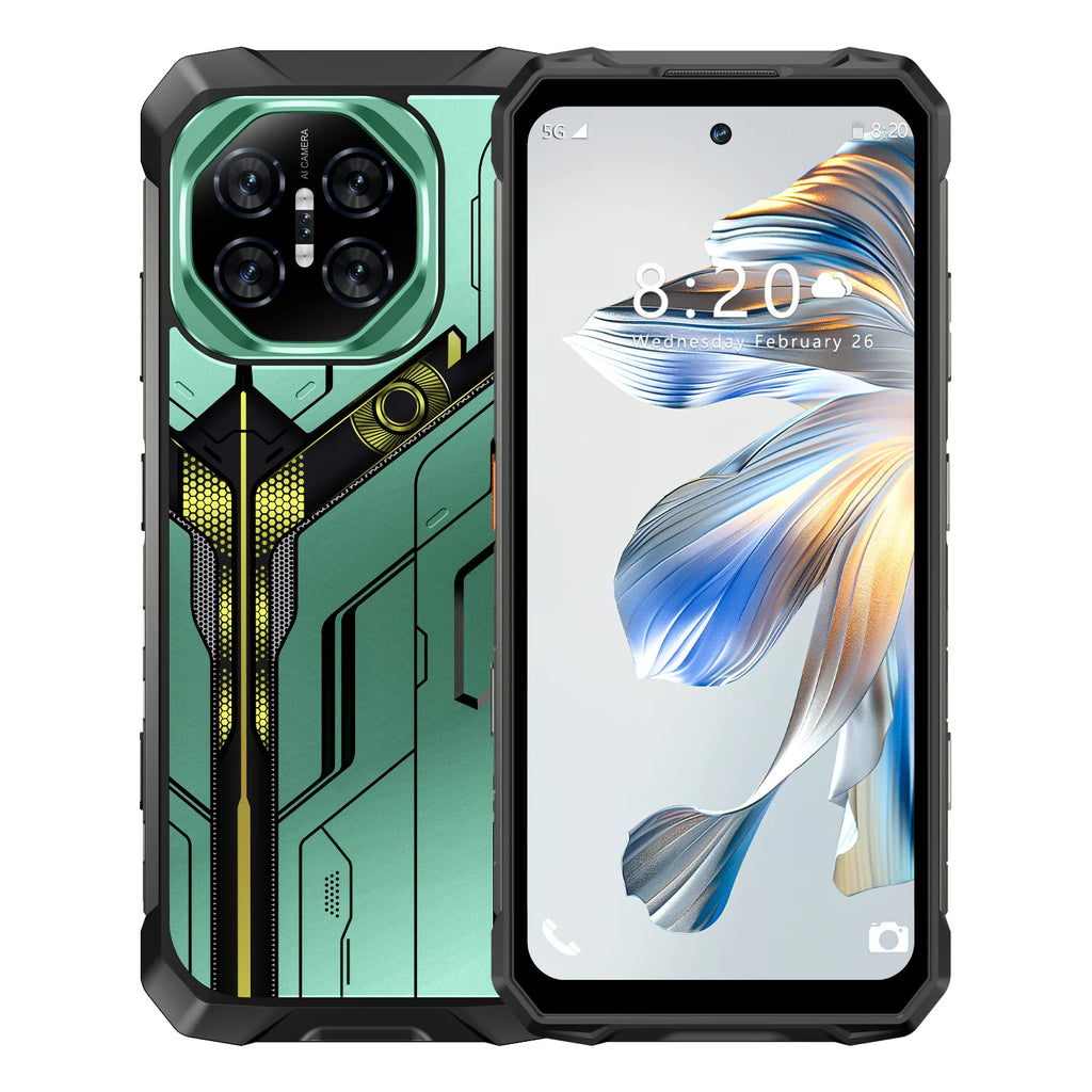 [World First] IVMI S26 Rugged Phone 10000mAh 24GB+512GB RAM 7.2" HD+Screen Android 15 108MP Main Camera Durable NFC Smartphone