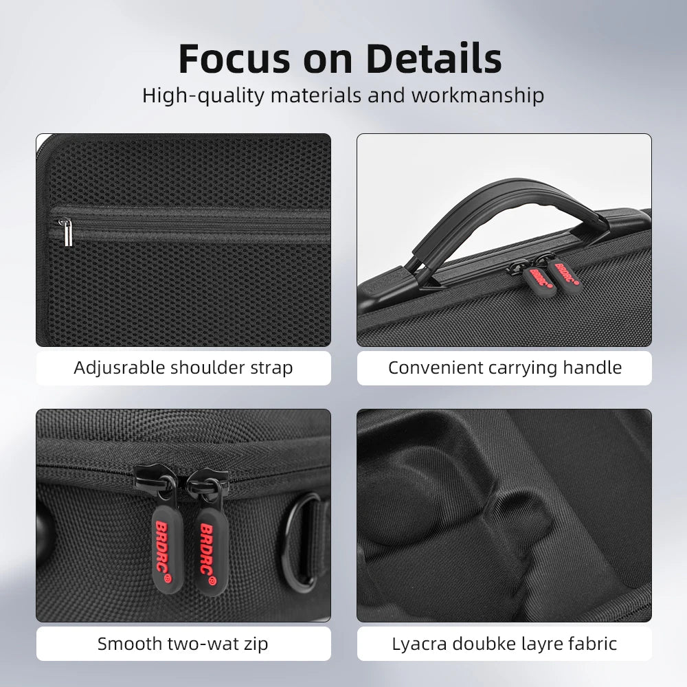 BRDRC Handbag For DJI Osmo 360 Storage Bag Camera Protection Shoulder Bag Portable Travel Carrying Case