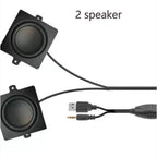 USB mini speaker for computer Surround stereo adhesive style Mini Portable speaker plug and play