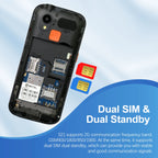MKTEL S21 Feature Phone 1.77" Screen 800mAh Battery Dual SIM Dual Standby Loud Speaker MP3 MP4 FM Radio 2G Phone For Seniors