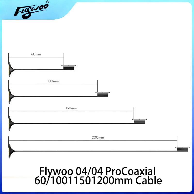 Flywoo Coaxial Cable for DJI O4/O4 pro FPV Drone Compatible - Multiple Lengths Available 60/100/150/200mm