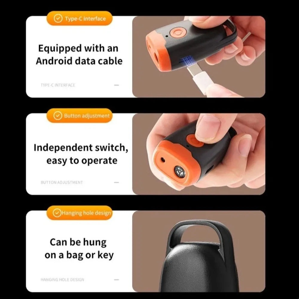 Smart Ultrasonic Dog Repeller LED Light Handheld Bark Deterrent Device Safe Anti Bite Dog Removal Device Pet Training