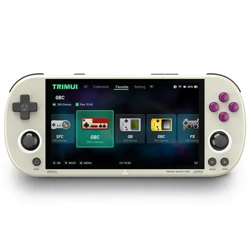S TRIMUI Smart Pro open source handheld game console retro arcade HD 4.96 inch ips screen game console Linux system battery life
