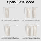 Aqara Super Silent Electric Curtains Track for Zigbee/ A1/B1/C2/C3 Tuya Wifi Curtain Motor Smart Home Curtain Rail Remote
