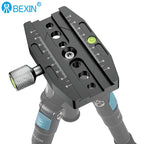 BEXIN Aluminium 50mm/70mm/90mm/110mm Quick Release Clamp Tripod Ball Head Mount Clamp for Arca-Swiss Standard Camera Monopod