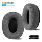 Almohadillas de repuesto TOURFOUR para auriculares Steelseries Arctis Nova Pro Wire, Nova 7, Nova 3, Nova 1 y diadema con cojín para las orejas