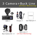 WIFI 3 Camera Car DVR Mini 1080P